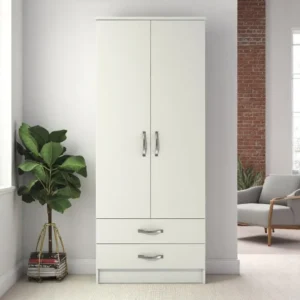 2 Door Wardrobe with 2 Drawers