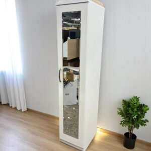 One Door Mirror Single Wardrobe