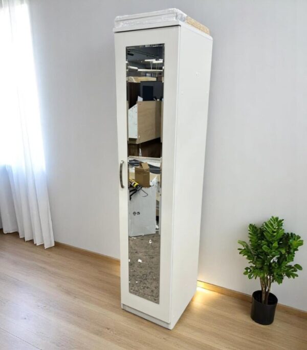 One Door Mirror Single Wardrobe