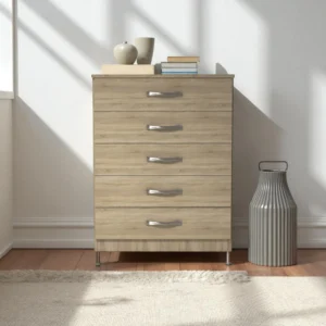 Fully Assembled oak Chest of Drawers